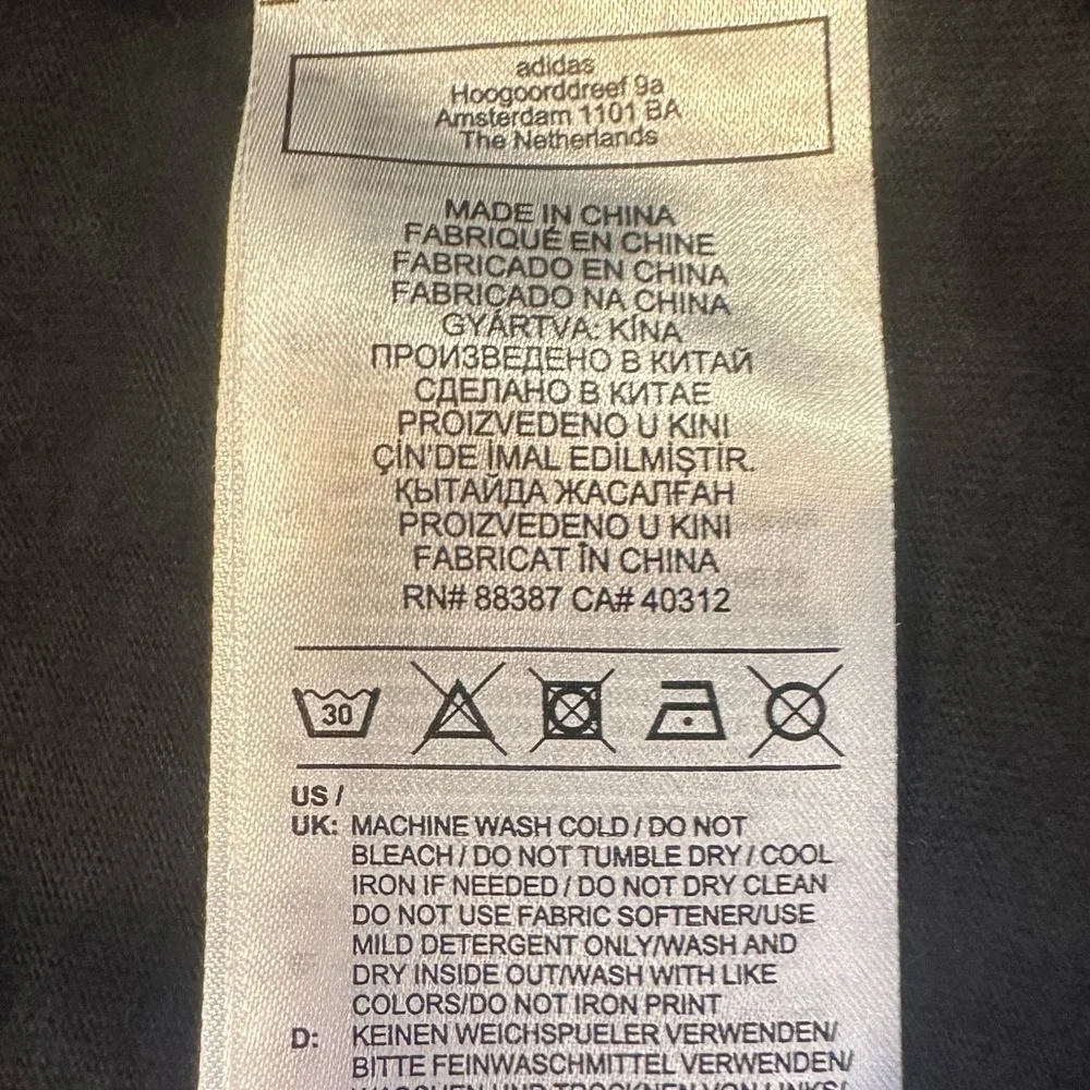 adidas x Her Studio London Large Black Tee Trefoil Logo - Picture 7 of 11